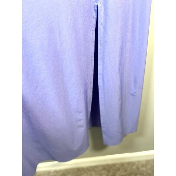 ATHLETA Arrival Dress Size 1X Dark Adonis Blue Lightweight Maxi Long Lagenlook - Picture 8 of 15